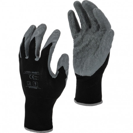 Lateksist must-hall kindad l212110p, 12 paari, "10", ce, lahti