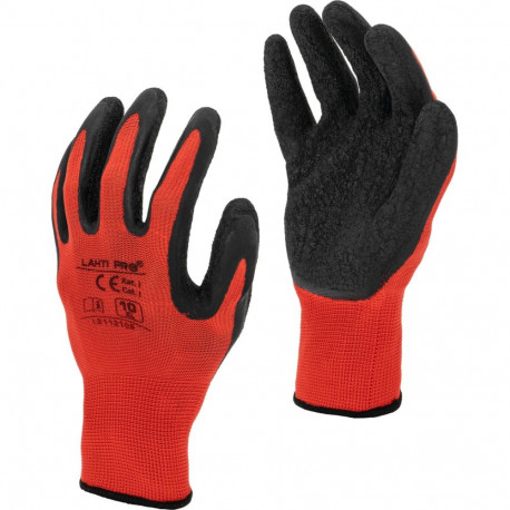 Lateks must-punased kindad l211211p, 12 paari, "11", ce, lahti