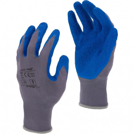 Lateksist sinakashallid kindad l210408p, 12 paari, "8", ce, lahti