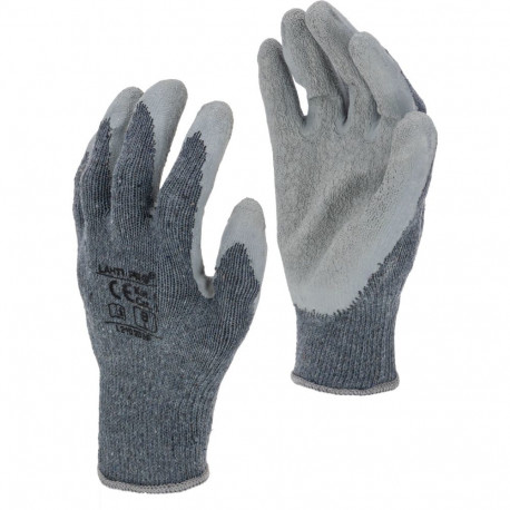Rękawice lateks szare l210309p, karta, "9", ce, lahti
