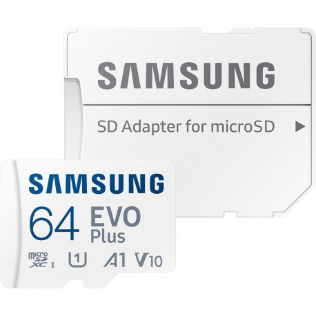 Mälukaart Samsung 64GB EVO Plus microSD+adapter