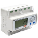 Three phase meter for DIN rail 400V LCD WiFi