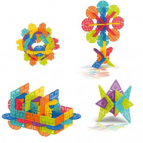 Geometric Snowflake Blocks 224 pieces