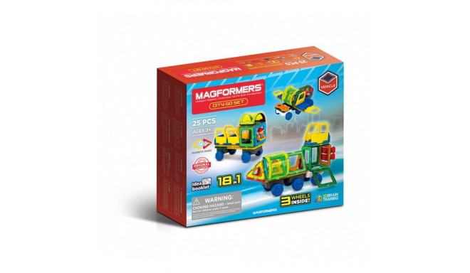 Magnetic blocks City Go Set 25 pieces