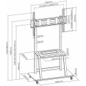 ART Mobil stand + TV mount 37-100'' 150kg