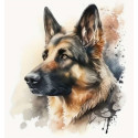 Diamond Mosaic - Shepherd Dog