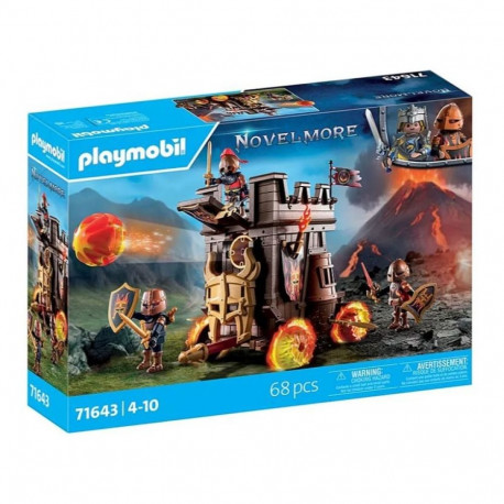 Figures set Novelmore 71643 Battle wagon with fire cannon