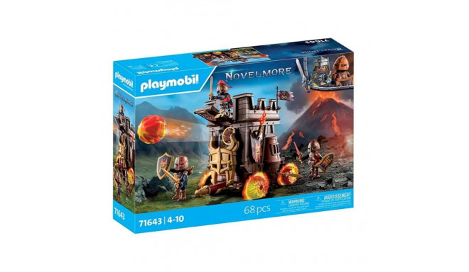 Figures set Novelmore 71643 Battle wagon with fire cannon