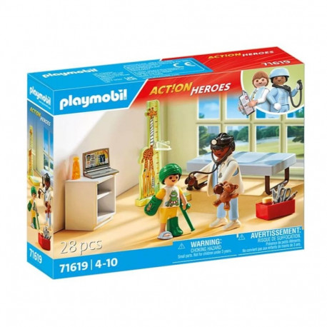 Figures set Action Heroes 71619 Pediatrician with teddy bear