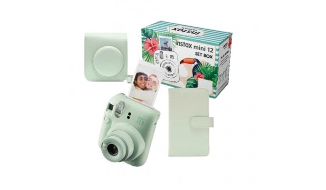 Camera Instax mini 12 BIG BUNDLE (camera+ case + album) green