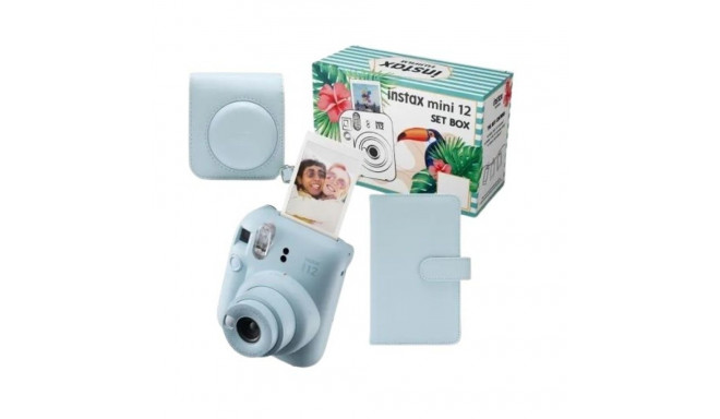 Camera Instax mini 12 BIG BUNDLE (camera+ case + album) blue