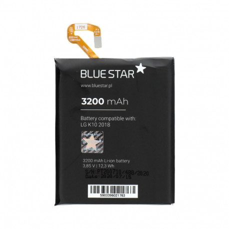 Battery for LG K10 (2018) 3200 mAh Blue Star Premium
