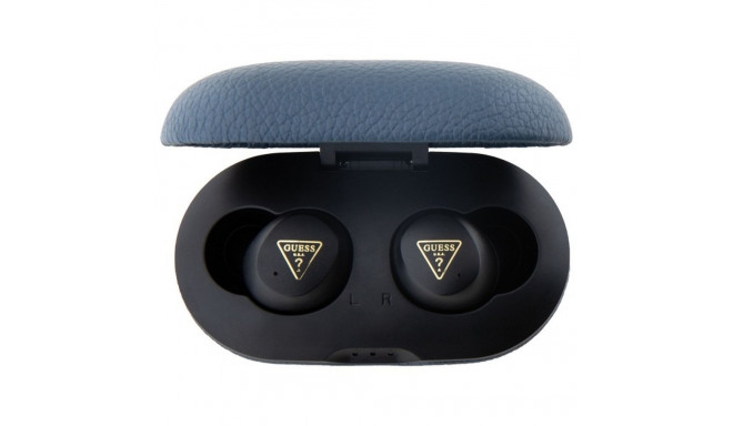 GUESS wireless earphones bluetooth TWS ENC GUTWSPGTSPSB (PU Grainee Classic Logo) blue