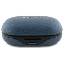 GUESS wireless earphones bluetooth TWS ENC GUTWSPGTSPSB (PU Grainee Classic Logo) blue