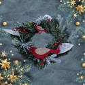 Christmas wreath decoration 30 cm RC-K-512 green