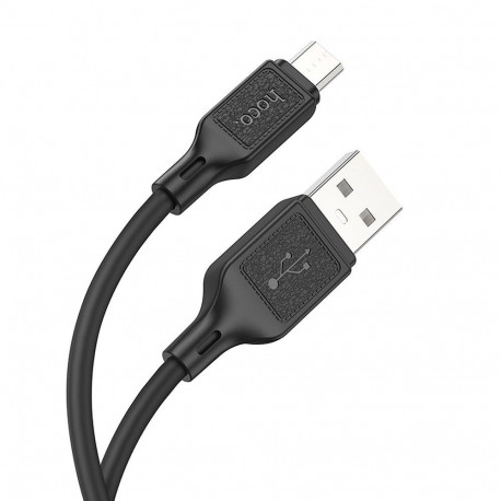 Cable USB A to Micro USB Hoco 2,4A 1 m X90 black