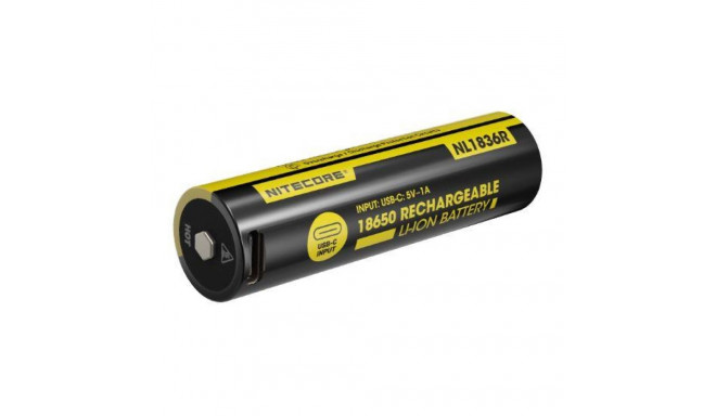 BATTERY RECH. LI-ION 3.6V/NL1836R(3600MAH) NITECORE