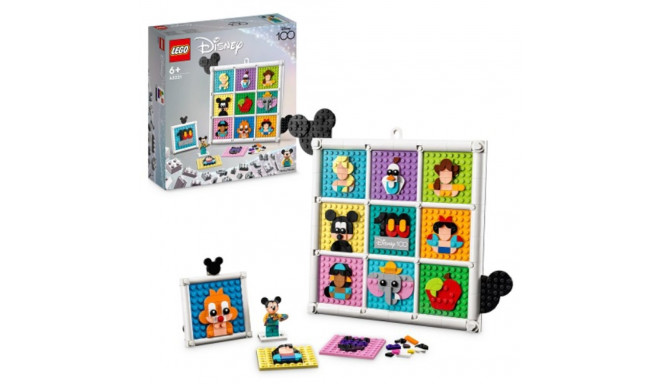 Lego Disney Classic 43221 100 Years of Disney Animation Icons (nedaudz boj. iepakoj.)