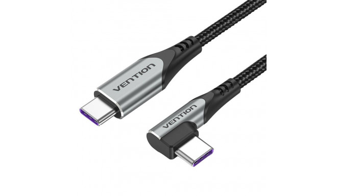 USB 2.0 angle cable Vention TAKHG C to C 5A 1.5m (gray)