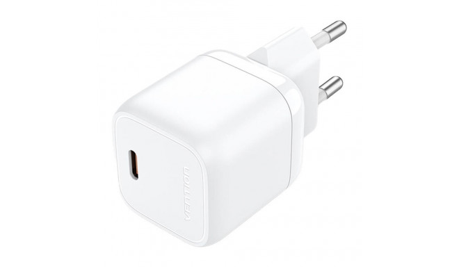 Vention FAKW0-EU USB-C GaN power charger (30W) (white)