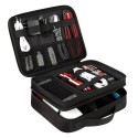 Travel bag with organizer for cables / electronics M Matein 1225 Black