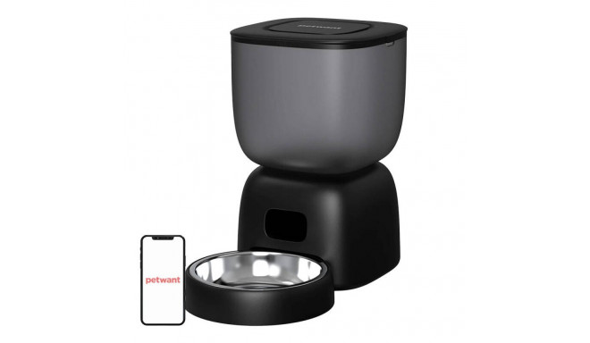 Petwant F14 WIFI Automatic Feed Dispenser Black