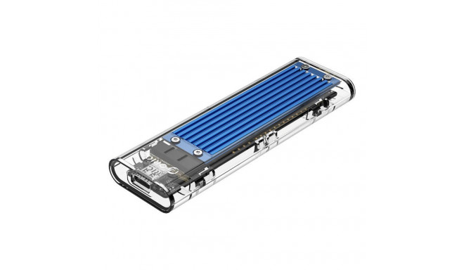 Orico Enclosure SSD M.2 , NVME, USB-C 3.1 Gen.2, 10Gbps (blue)