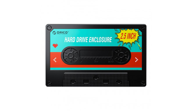 Orico 2580 HDD/SSD 2.5" drive enclosure, 5Gbps, USB-A to USB Micro-B (black)