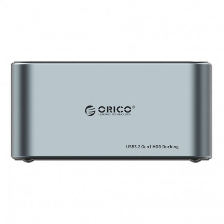 Orico docking station for 2.5" / 3.5" HDD / SSD, 5Gbps, USB-C to USB-C/A with cloning function (blac