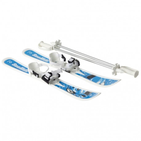 Narty dla dzieci Hamax z kijkami niebieskie HAM561001