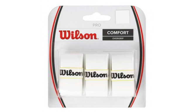 Owijka Wilson Pro Comfort Overgrip biała 3szt WRZ4014WH