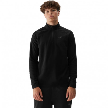 Bluza polarowa męska 4F M044 czarny 4FWAW24UFLEM044 21S L