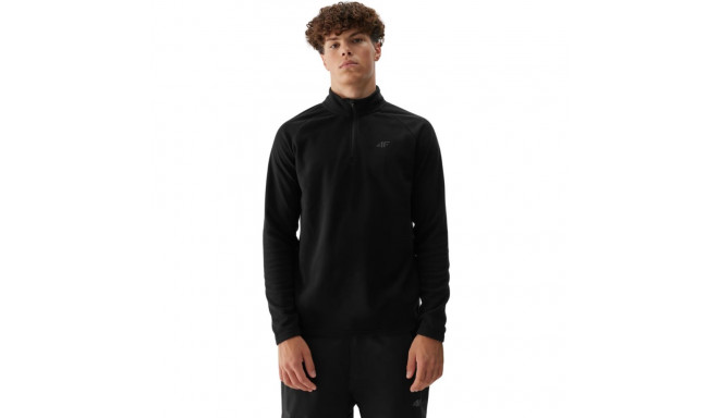 Bluza polarowa męska 4F M044 czarny 4FWAW24UFLEM044 21S XL