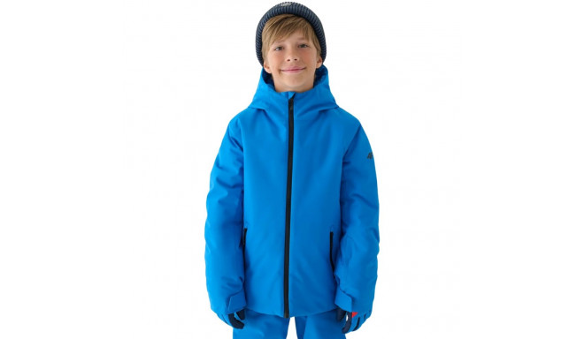 Kurtka narciarska dla chłopca 4F M532 niebieska 4FJWAW24TTJAM532 33S 152cm