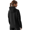 Kurtka damska softshell 4F F285 głęboka czerń 4FWAW24TSOFF285 20S  XL