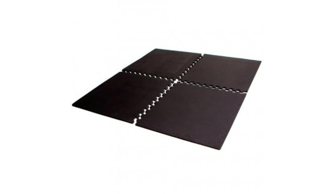 Trenažööride alusmatt TOORX Interlocking Mat (122 x 122 x 1,2 cm), 4-osaline, hall