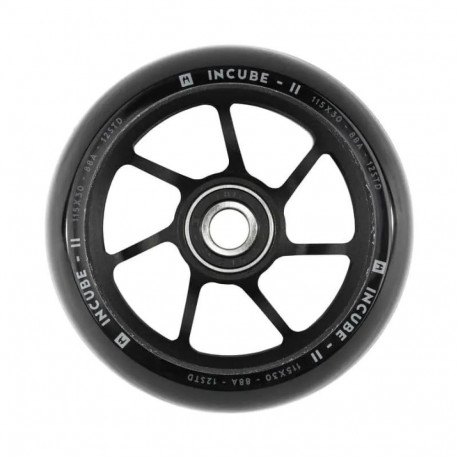 Ratas tõukerattale Ethic Incube V2 Pro Scooter Wheel 12 STD 115mm Black