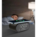 Lauakell Satzuma Wireless Charging Clock, juhtmevaba laadimisalusega