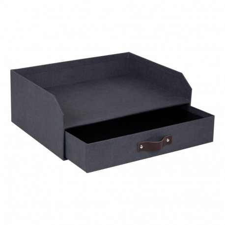 Dokumendisahtlid Walter Bigso Box, Canvas Paper Laminate Black C68