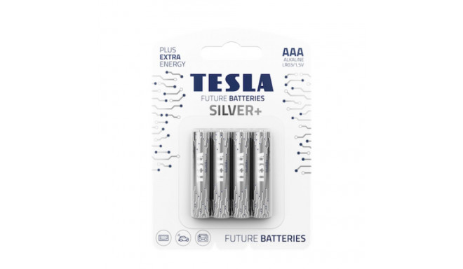 Battery alkaline AAA 1.5V non-rechargeable 10.5x44.5mm 4pcs pack