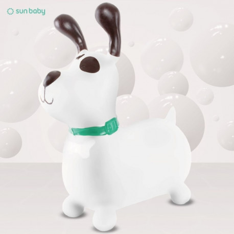 REKSIO kummist hüppeloom 60cm pumbaga, valge