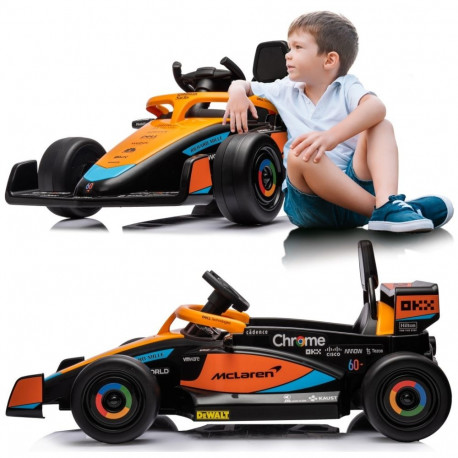 McLaren akuga pealistutav auto, oranž