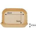 Klausberg kuumaõhufritüüri küpsetuspaberid 100tk 22x14cm KB-7783