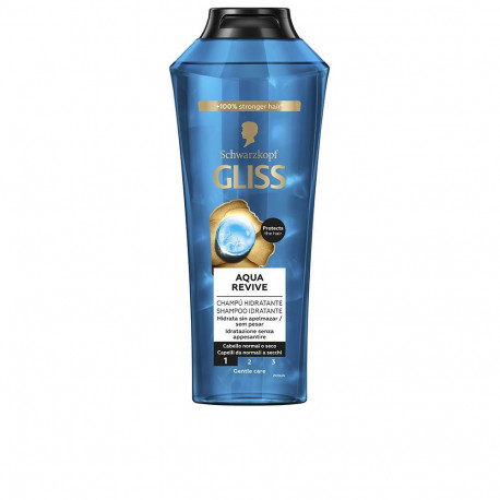 SCHWARZKOPF MASS MARKET GLISS AQUA REVIVE champú hidratante 400 ml