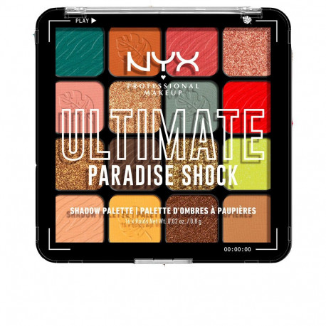 NYX Professional Makeup lauvärvipalett Ultimate Paradise Shock 16 x 0,8g