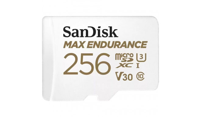 SanDisk MAX ENDURANCE microSDXC Memory Card 256GB + SD Adapter