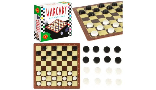 ALEXANDER Checkers board game