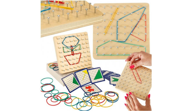RoGer Developing game Geoboard with rubber bands