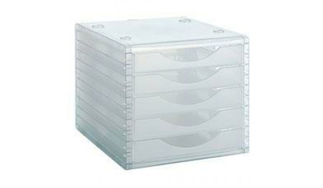 Modulaarne dokumendisahtel Archivo 2000 ArchivoTec 5 sahtlit Läbipaistev 34 x 27 x 26 cm