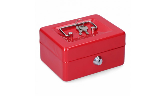 Safe-deposit box Micel CFC09 M13392 Red Steel 15,2 x 11,8 x 8 cm